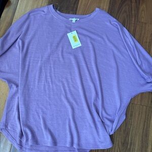 Westbound Purple Dolman Sleeve Boxy T-Shirt
